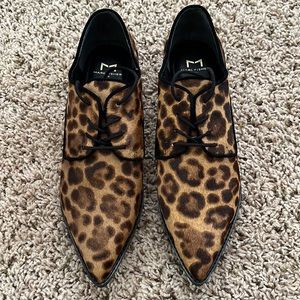 Marc Fisher LYD, leopard lace up womens shoes
